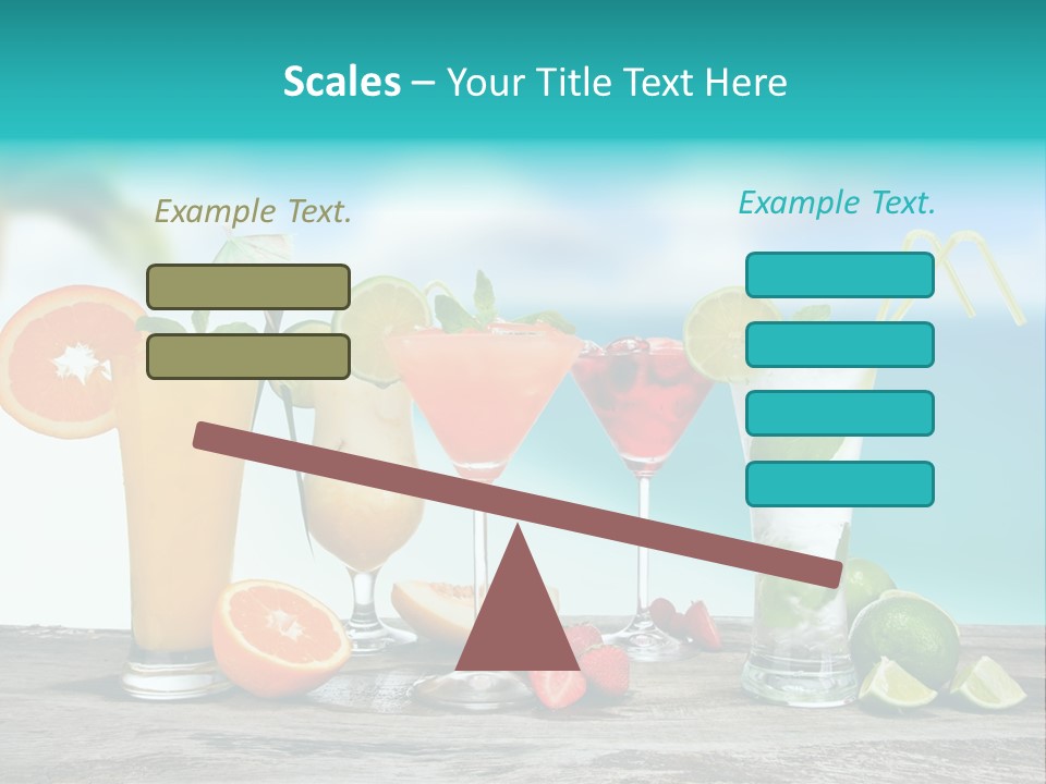 Paradise Grapefruit Party PowerPoint Template
