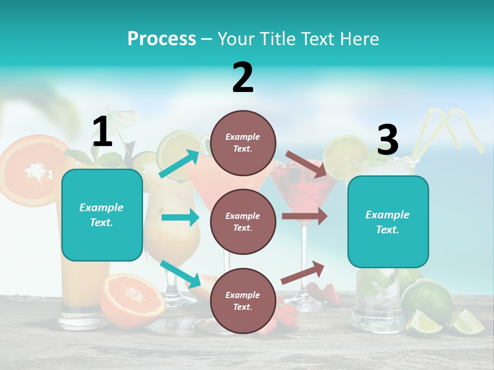 Paradise Grapefruit Party PowerPoint Template