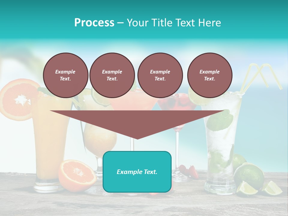 Paradise Grapefruit Party PowerPoint Template