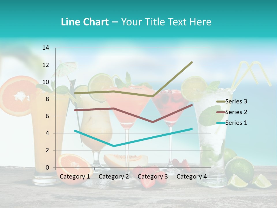 Paradise Grapefruit Party PowerPoint Template
