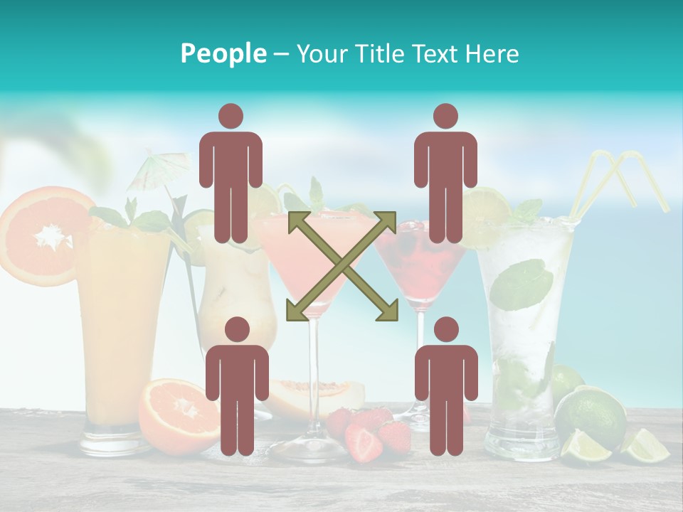Paradise Grapefruit Party PowerPoint Template