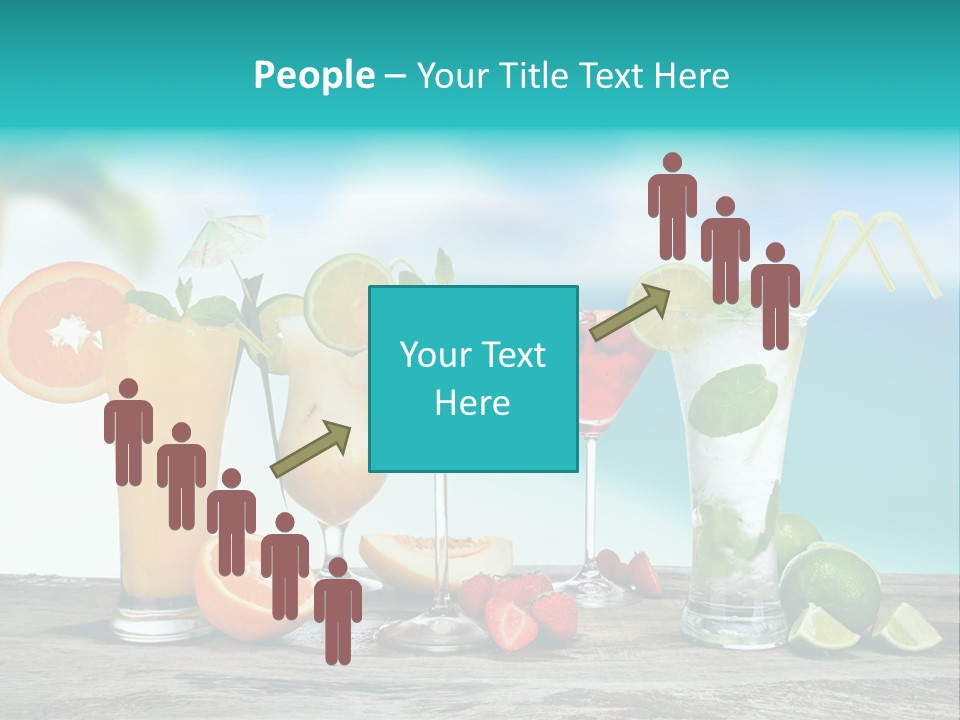 Paradise Grapefruit Party PowerPoint Template