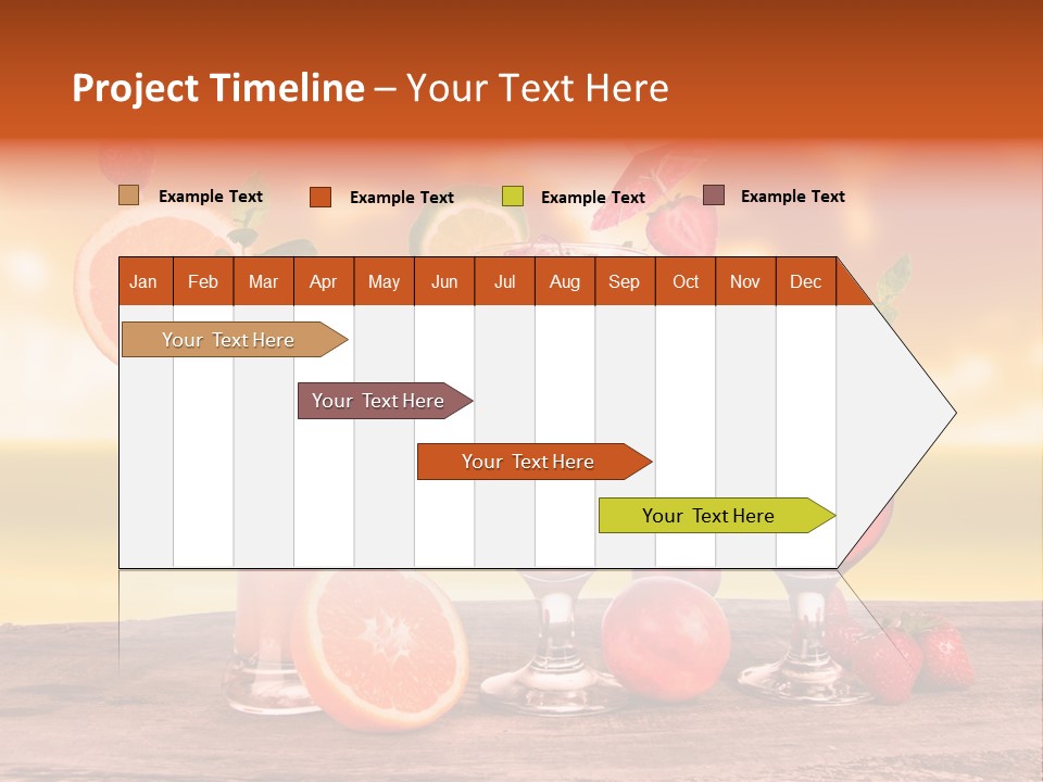 Summer Drink Bloody PowerPoint Template