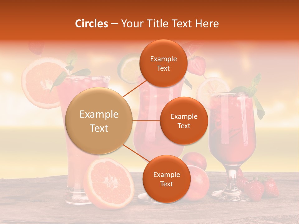 Summer Drink Bloody PowerPoint Template