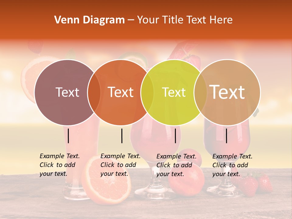 Summer Drink Bloody PowerPoint Template