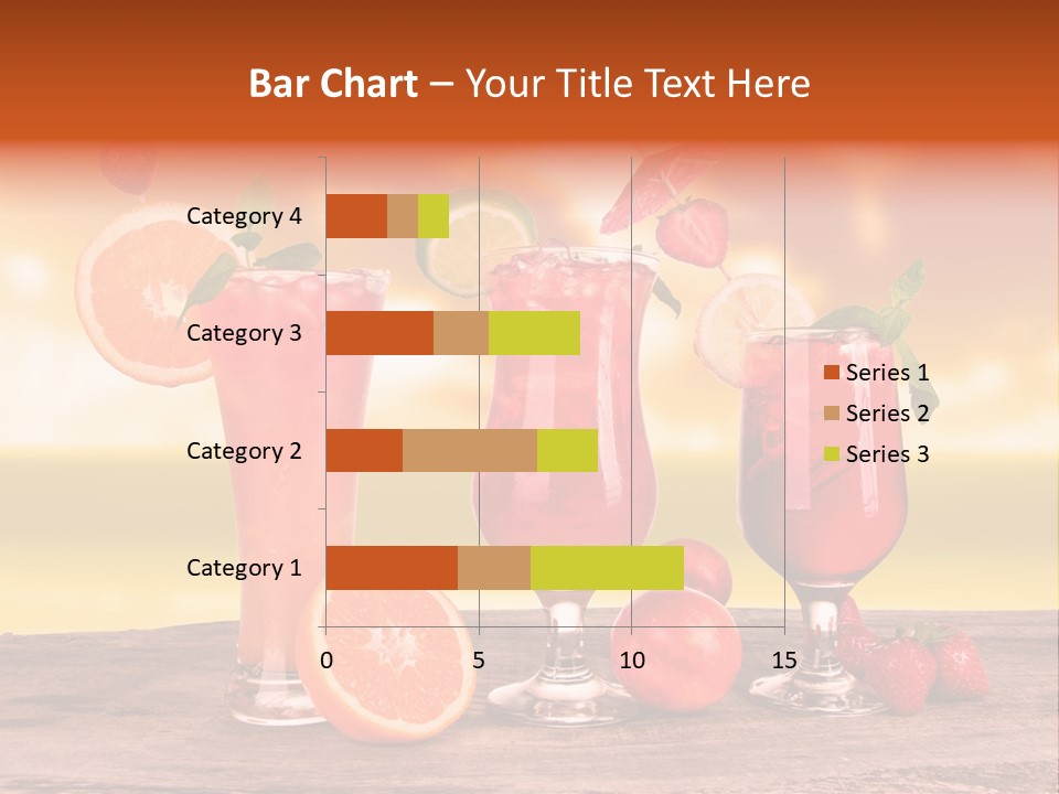 Summer Drink Bloody PowerPoint Template