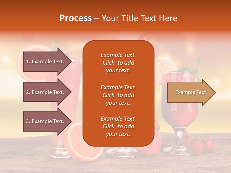 Summer Drink Bloody PowerPoint Template