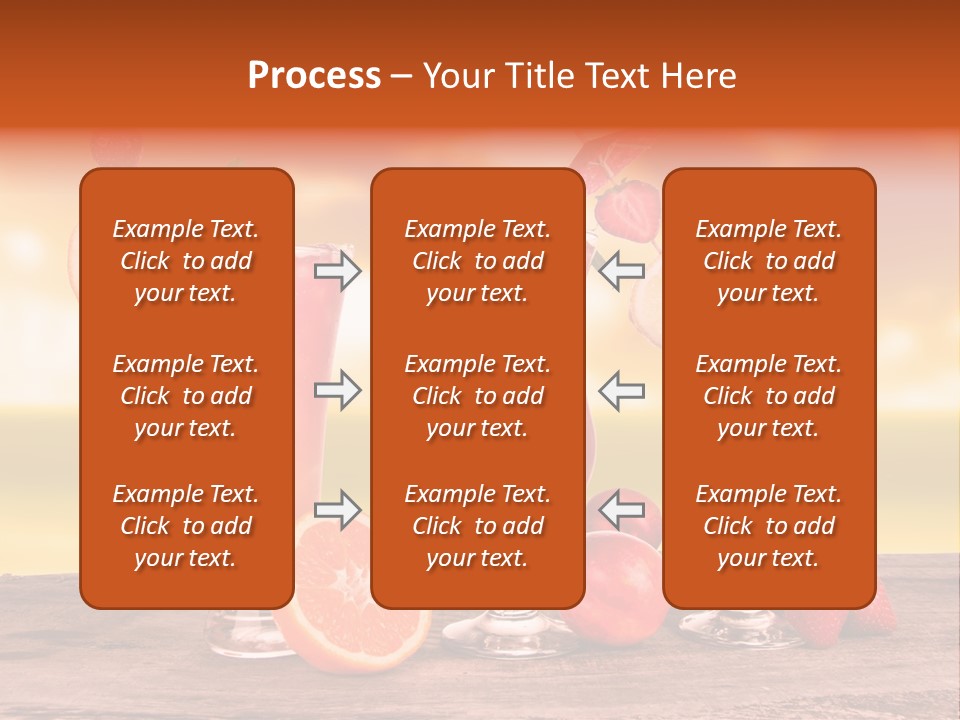 Summer Drink Bloody PowerPoint Template