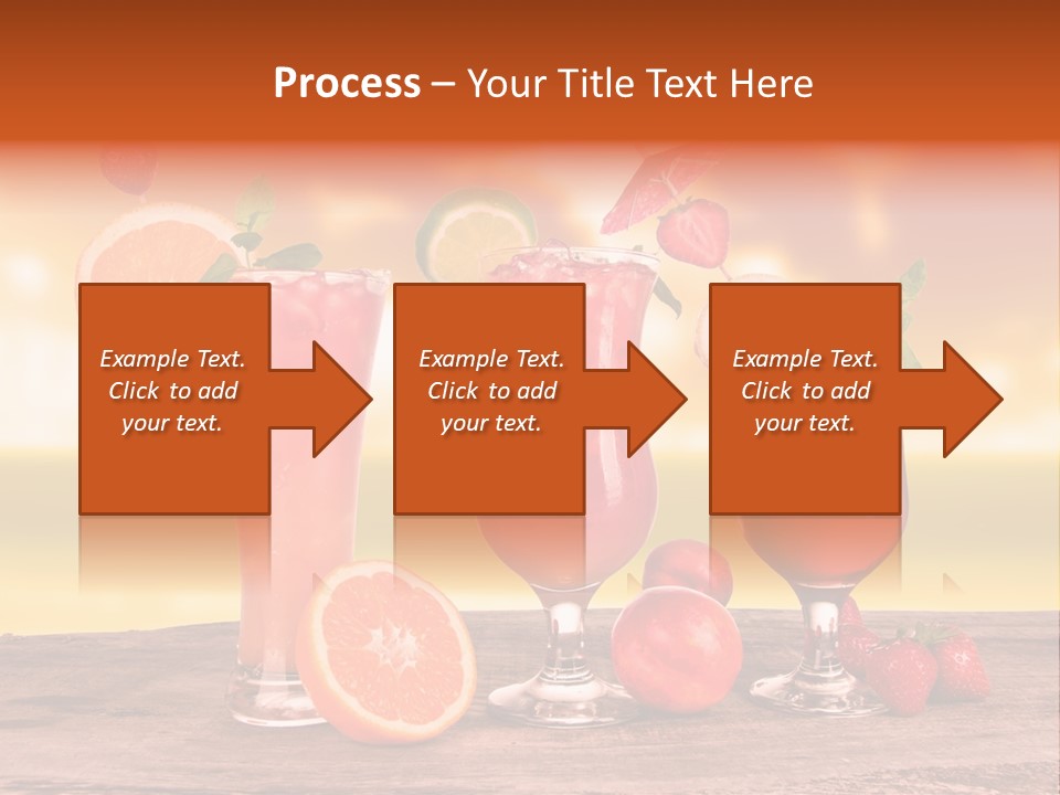 Summer Drink Bloody PowerPoint Template