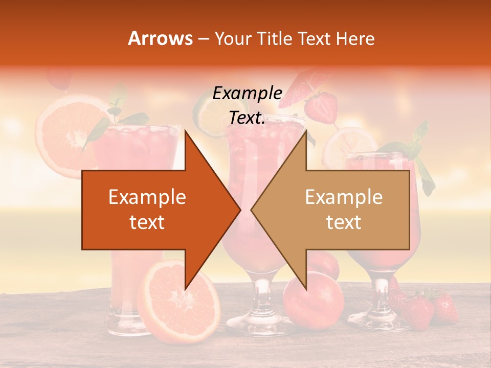 Summer Drink Bloody PowerPoint Template