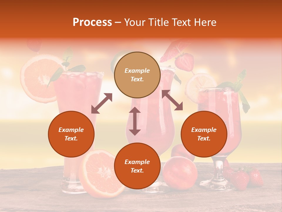 Summer Drink Bloody PowerPoint Template