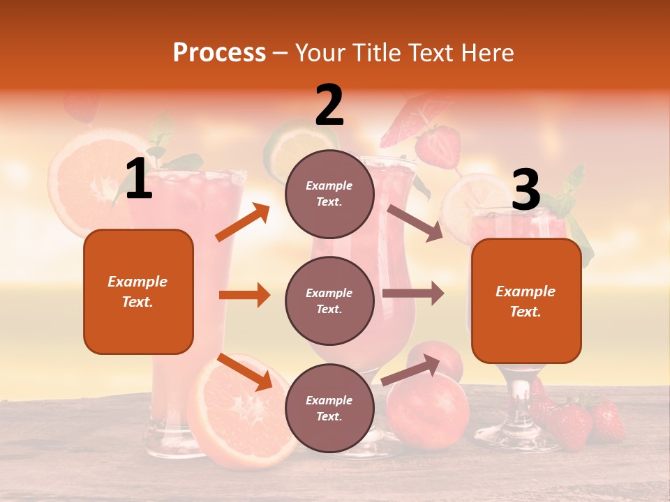 Summer Drink Bloody PowerPoint Template