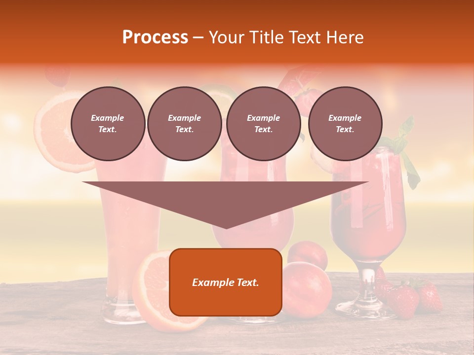 Summer Drink Bloody PowerPoint Template