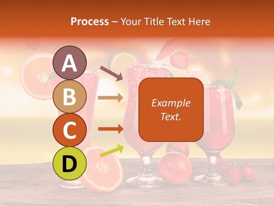 Summer Drink Bloody PowerPoint Template