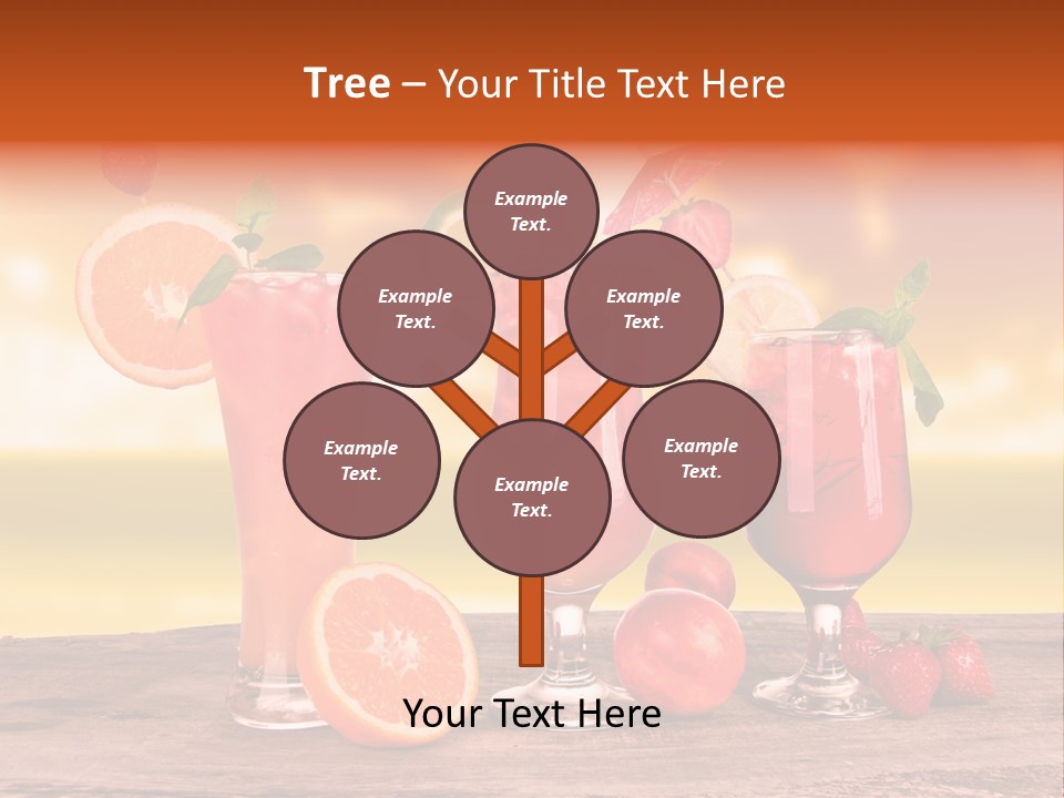 Summer Drink Bloody PowerPoint Template