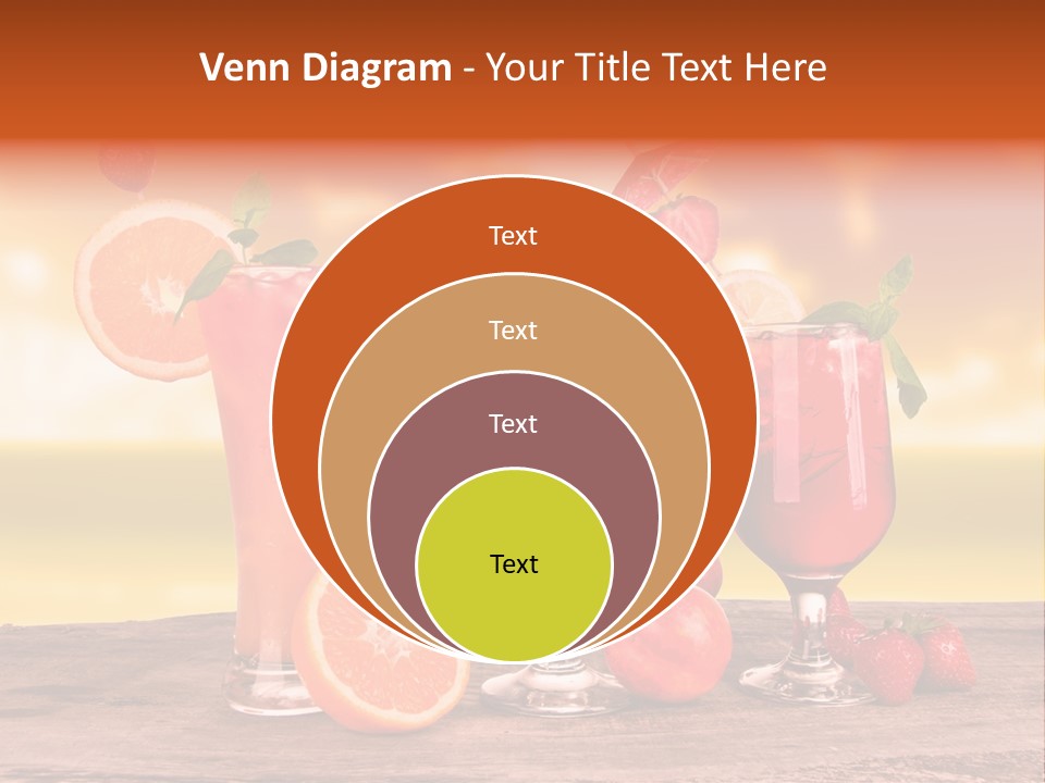 Summer Drink Bloody PowerPoint Template