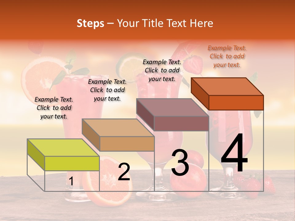 Summer Drink Bloody PowerPoint Template