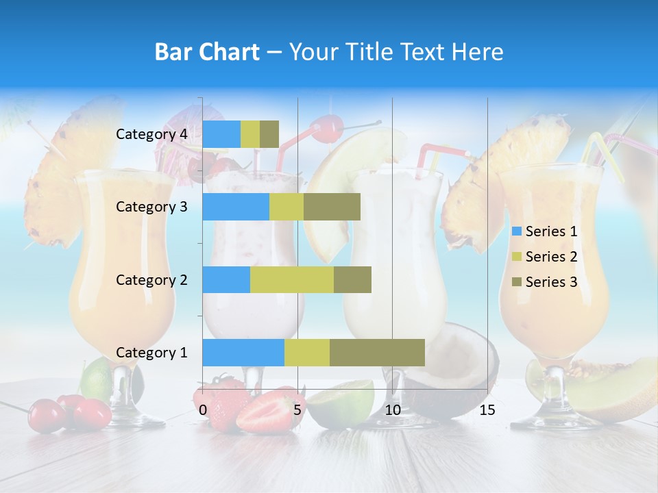 Red Paradise Ocean PowerPoint Template
