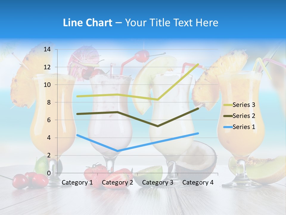 Red Paradise Ocean PowerPoint Template