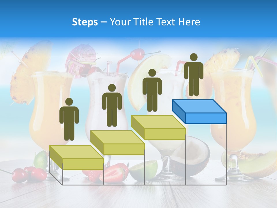 Red Paradise Ocean PowerPoint Template