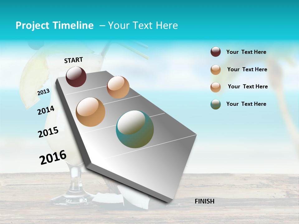Glassware Milk Fruit PowerPoint Template