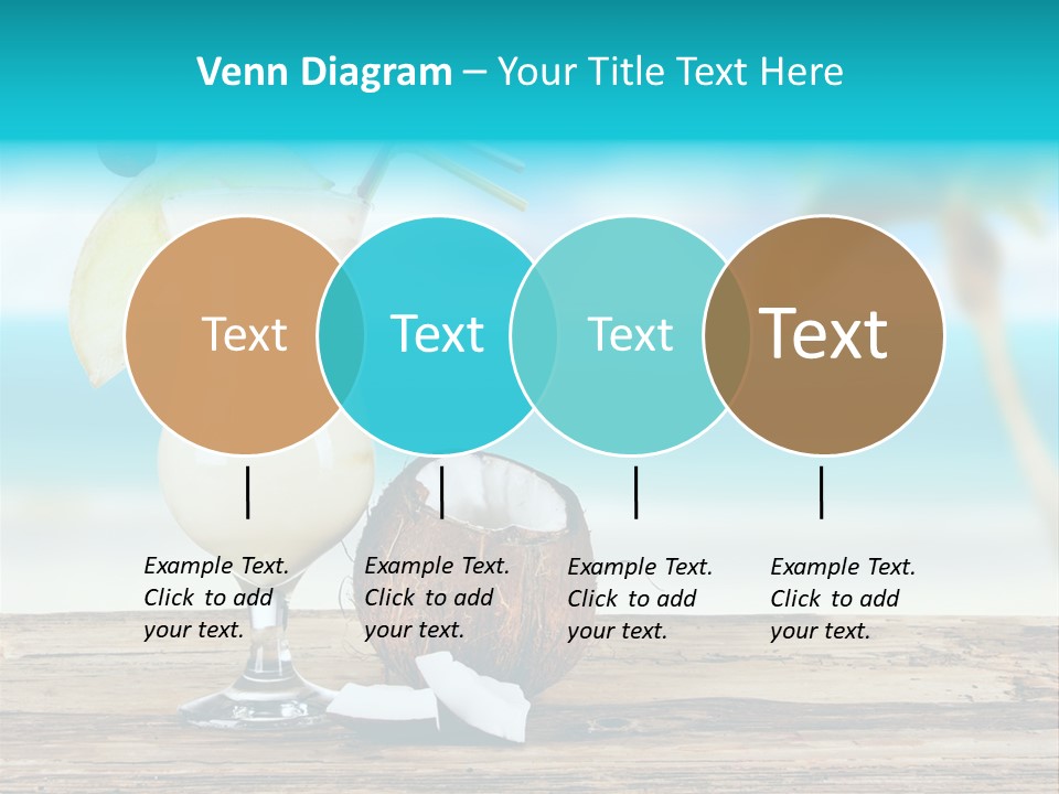 Glassware Milk Fruit PowerPoint Template