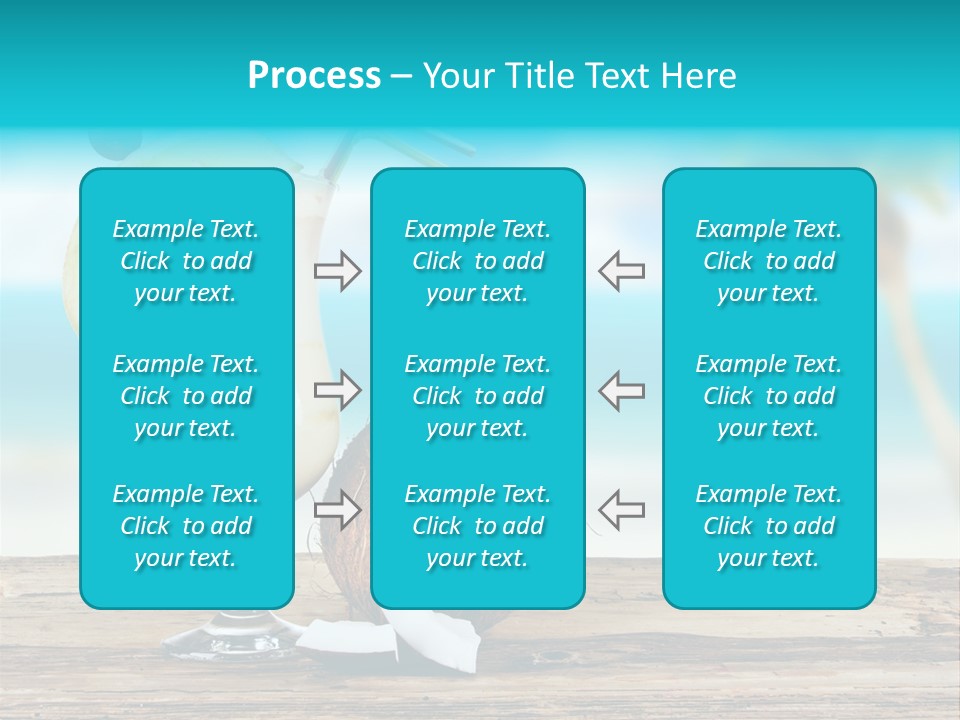 Glassware Milk Fruit PowerPoint Template