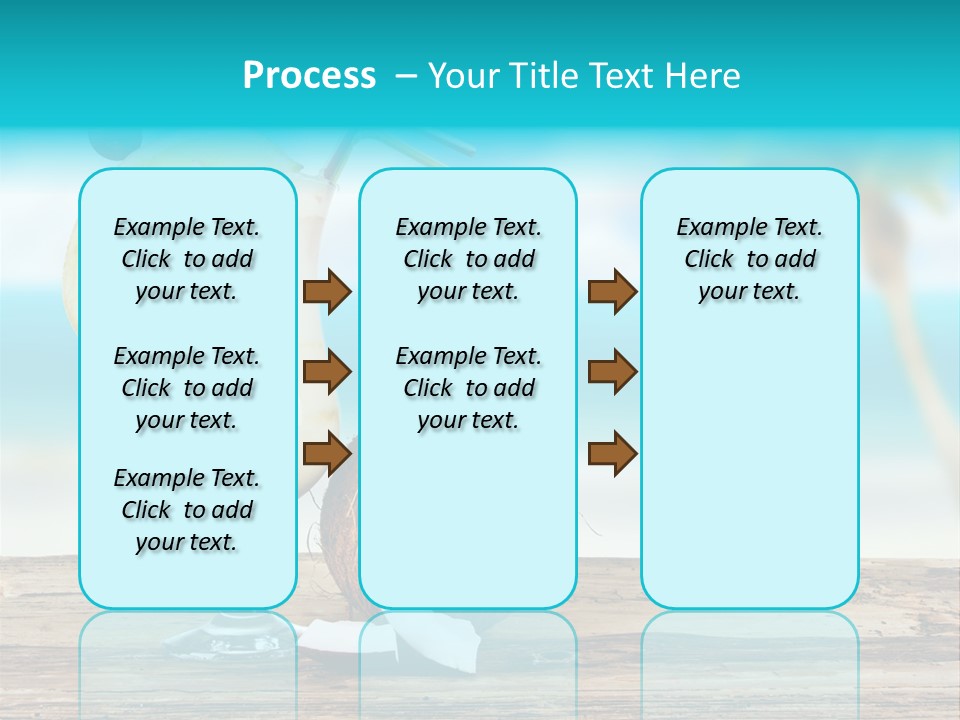 Glassware Milk Fruit PowerPoint Template