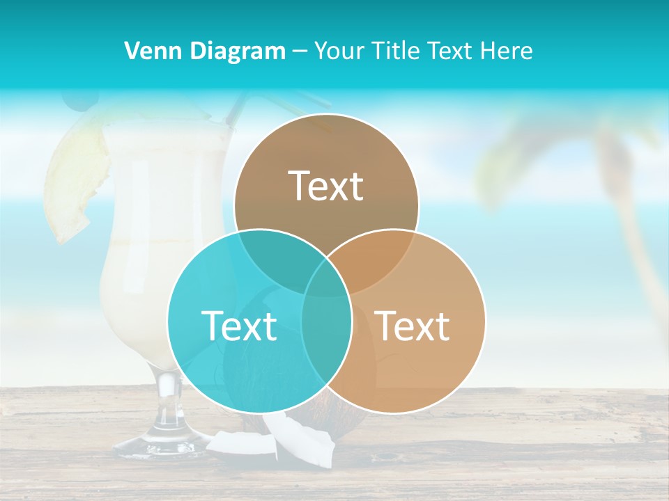 Glassware Milk Fruit PowerPoint Template