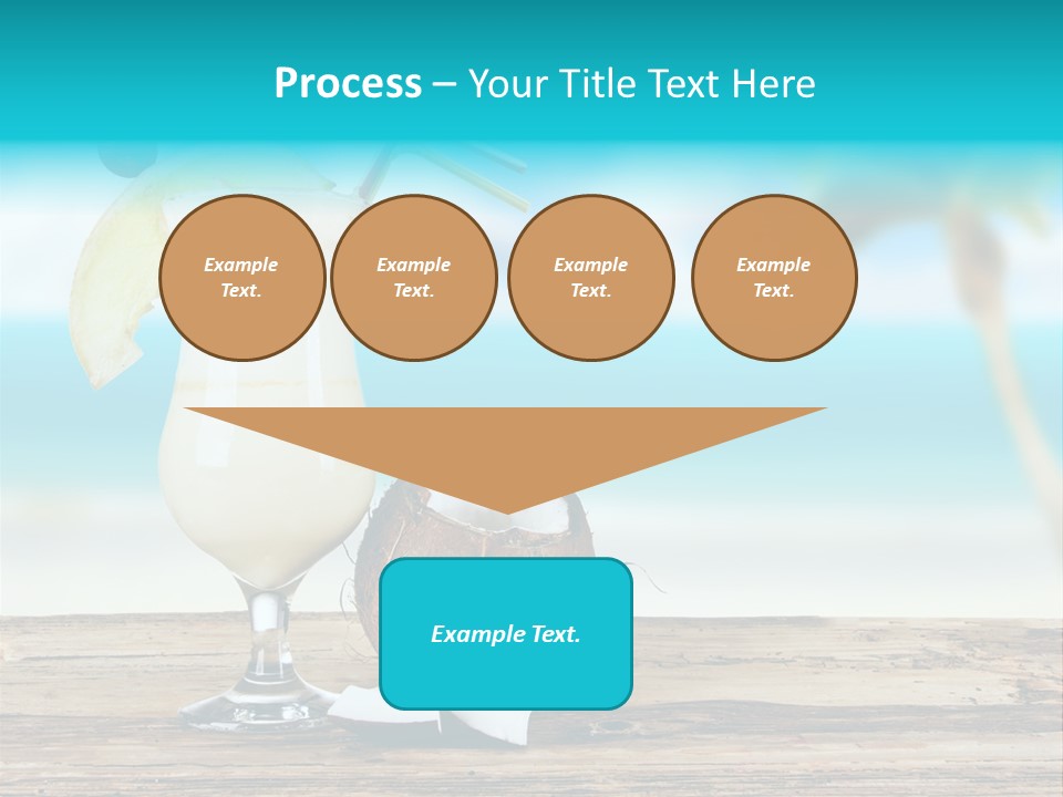 Glassware Milk Fruit PowerPoint Template