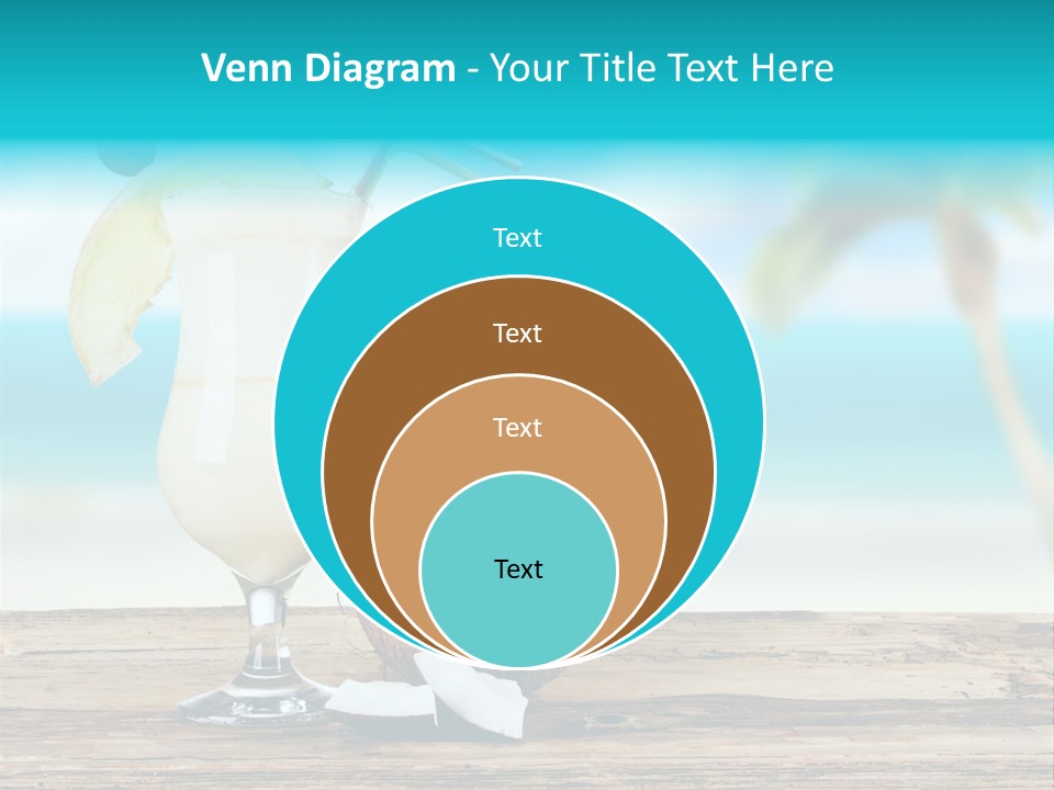 Glassware Milk Fruit PowerPoint Template