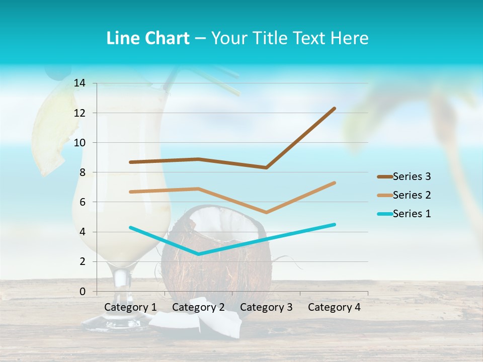 Glassware Milk Fruit PowerPoint Template
