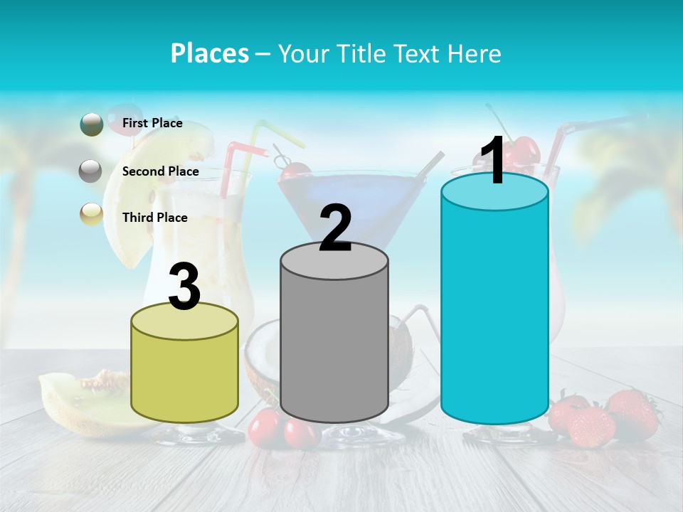 Coconut Milk Coconut Party PowerPoint Template