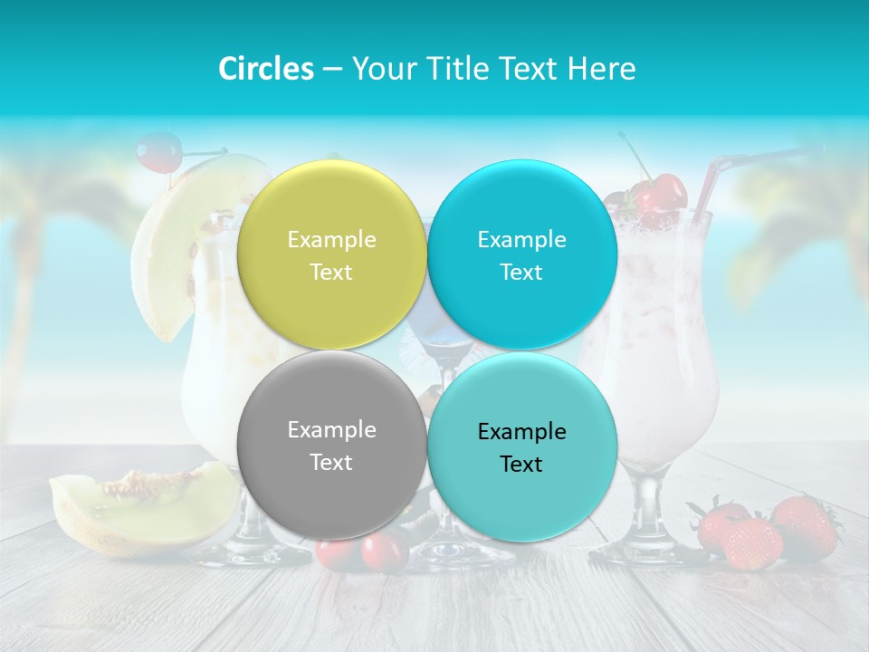 Coconut Milk Coconut Party PowerPoint Template