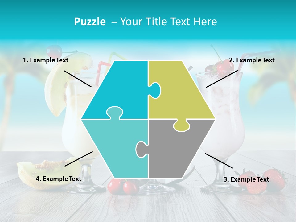 Coconut Milk Coconut Party PowerPoint Template