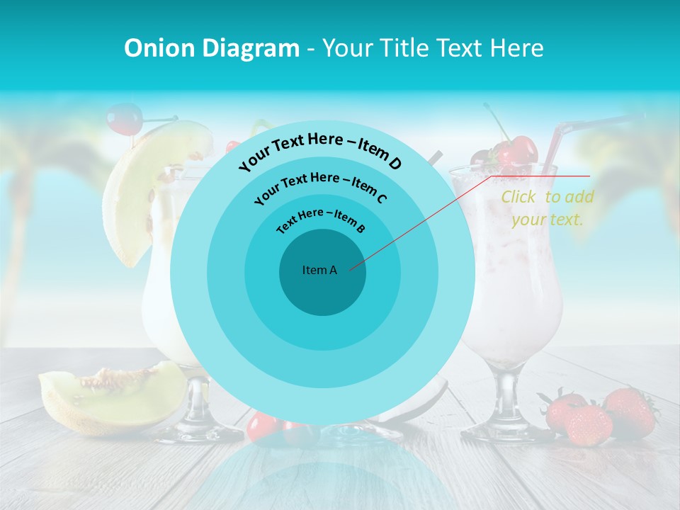 Coconut Milk Coconut Party PowerPoint Template