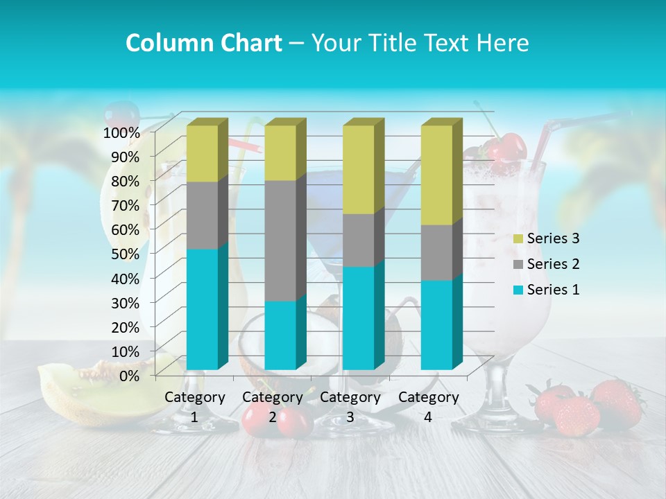 Coconut Milk Coconut Party PowerPoint Template