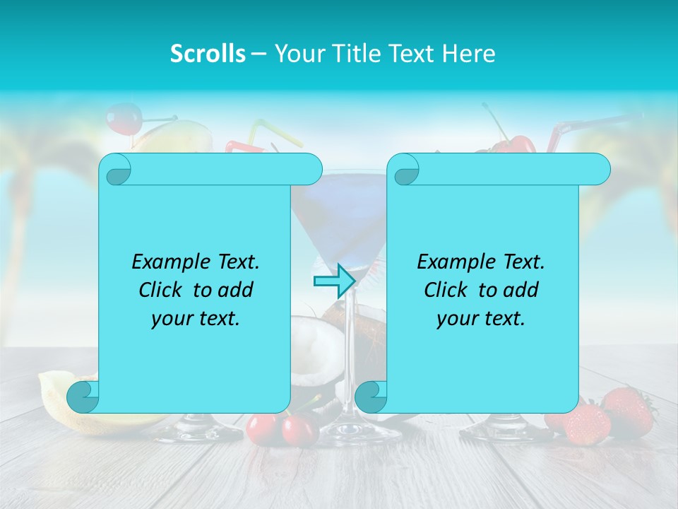 Coconut Milk Coconut Party PowerPoint Template
