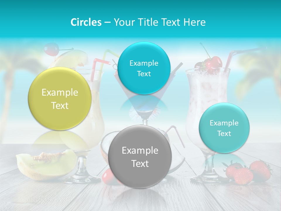 Coconut Milk Coconut Party PowerPoint Template