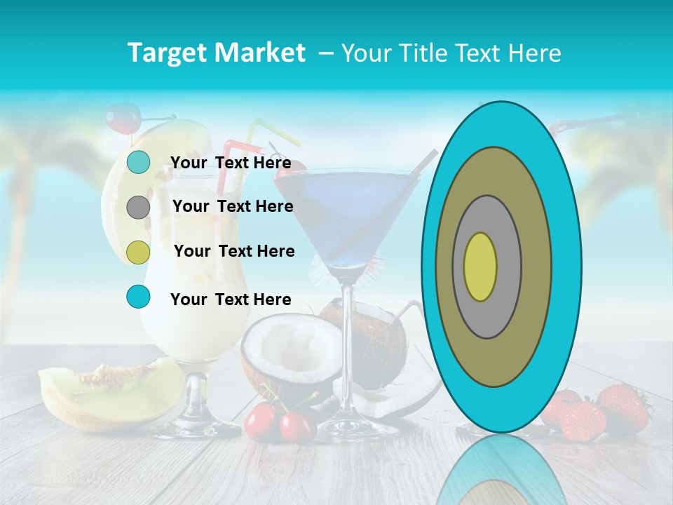 Coconut Milk Coconut Party PowerPoint Template