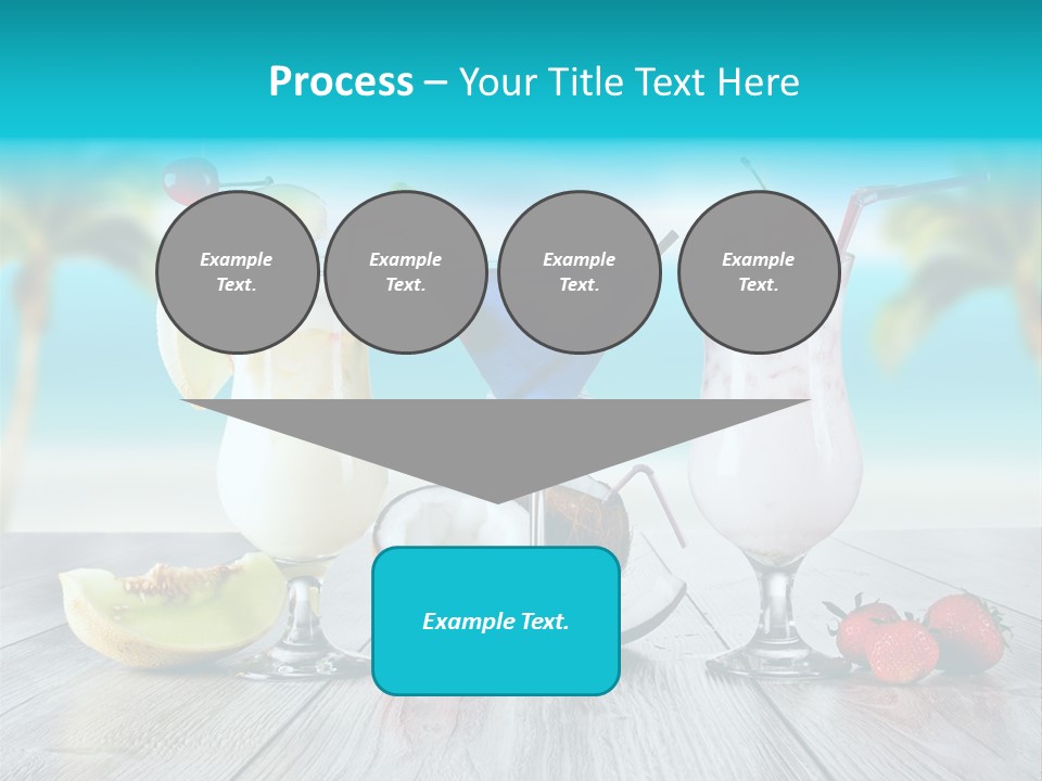 Coconut Milk Coconut Party PowerPoint Template