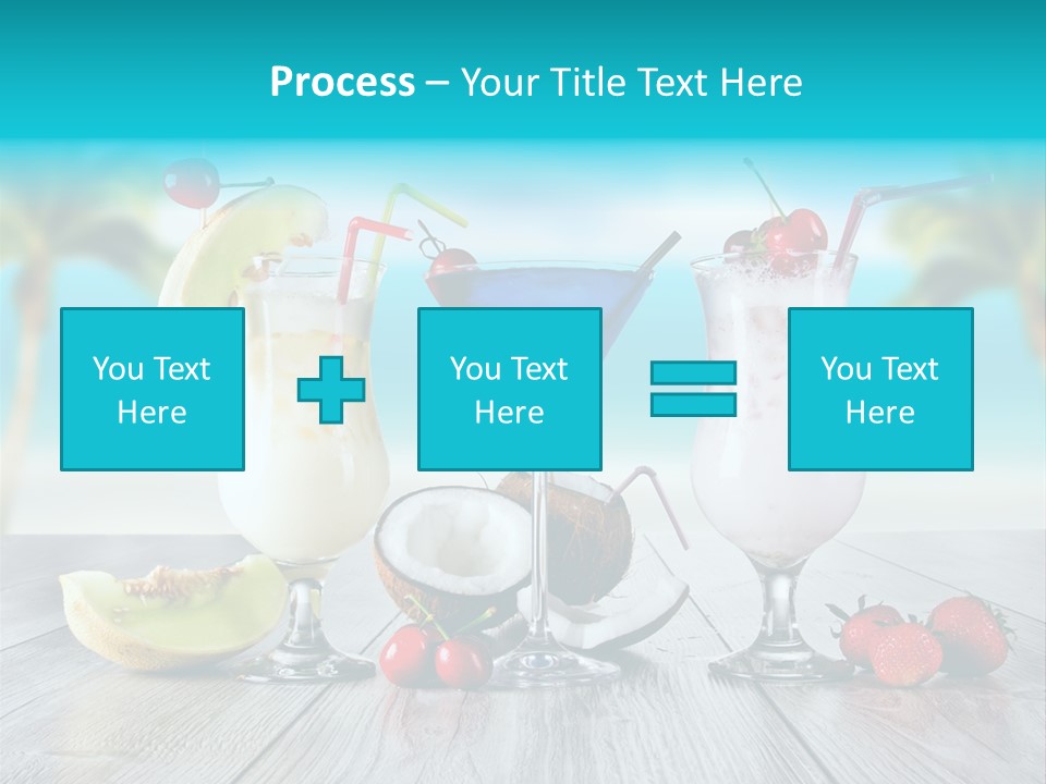 Coconut Milk Coconut Party PowerPoint Template