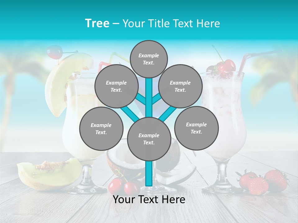 Coconut Milk Coconut Party PowerPoint Template