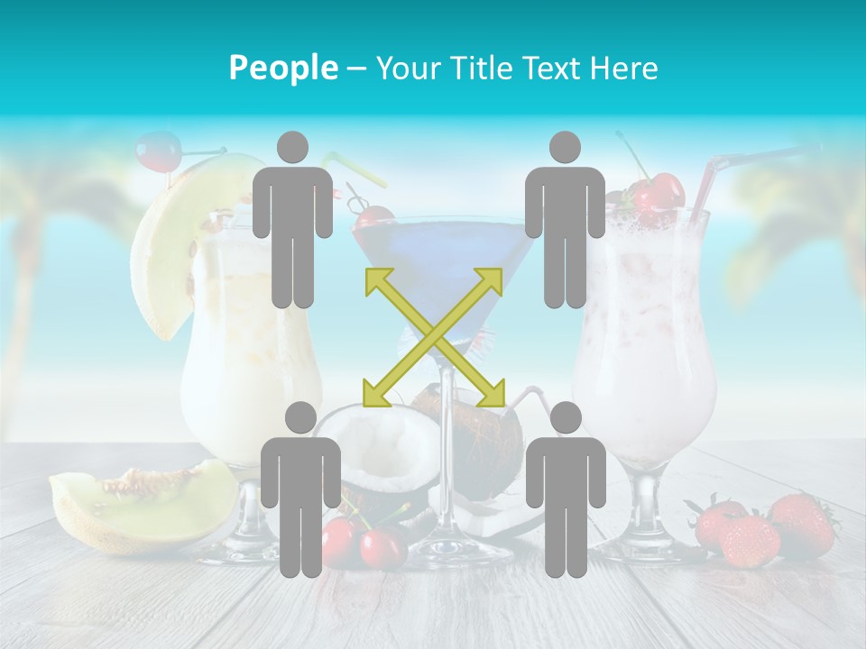 Coconut Milk Coconut Party PowerPoint Template