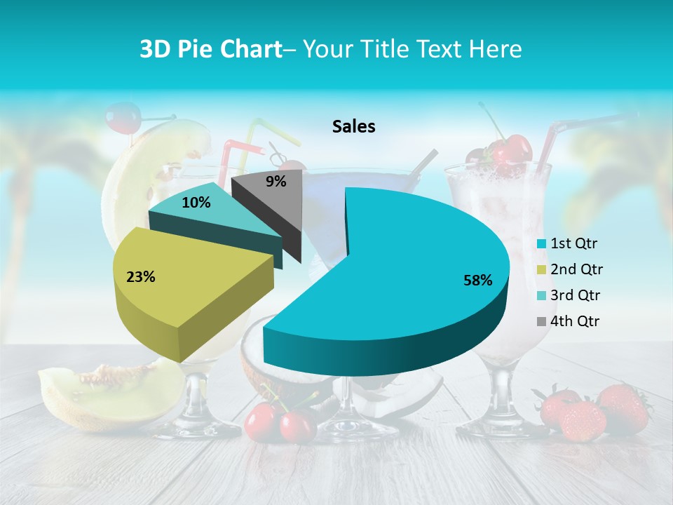 Coconut Milk Coconut Party PowerPoint Template