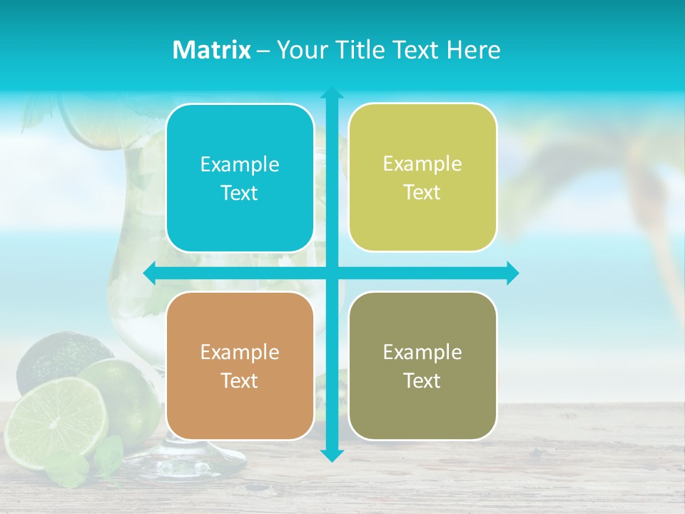 Mohito Sea Bar PowerPoint Template