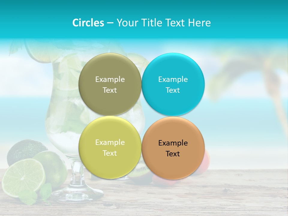 Mohito Sea Bar PowerPoint Template