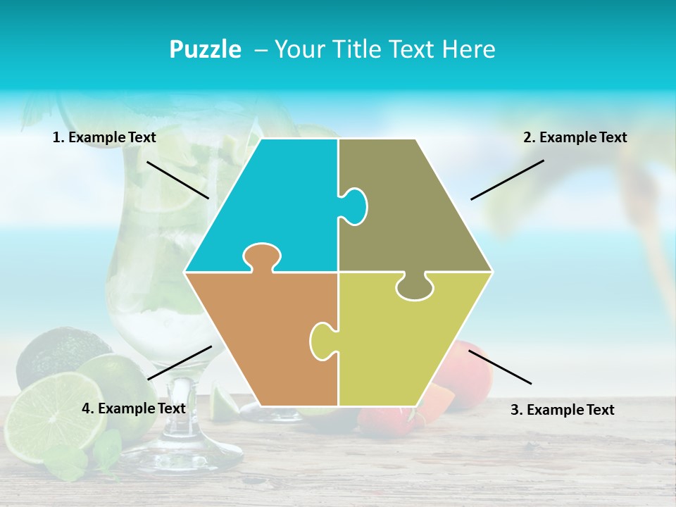 Mohito Sea Bar PowerPoint Template