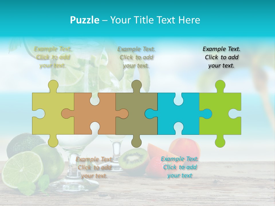 Mohito Sea Bar PowerPoint Template