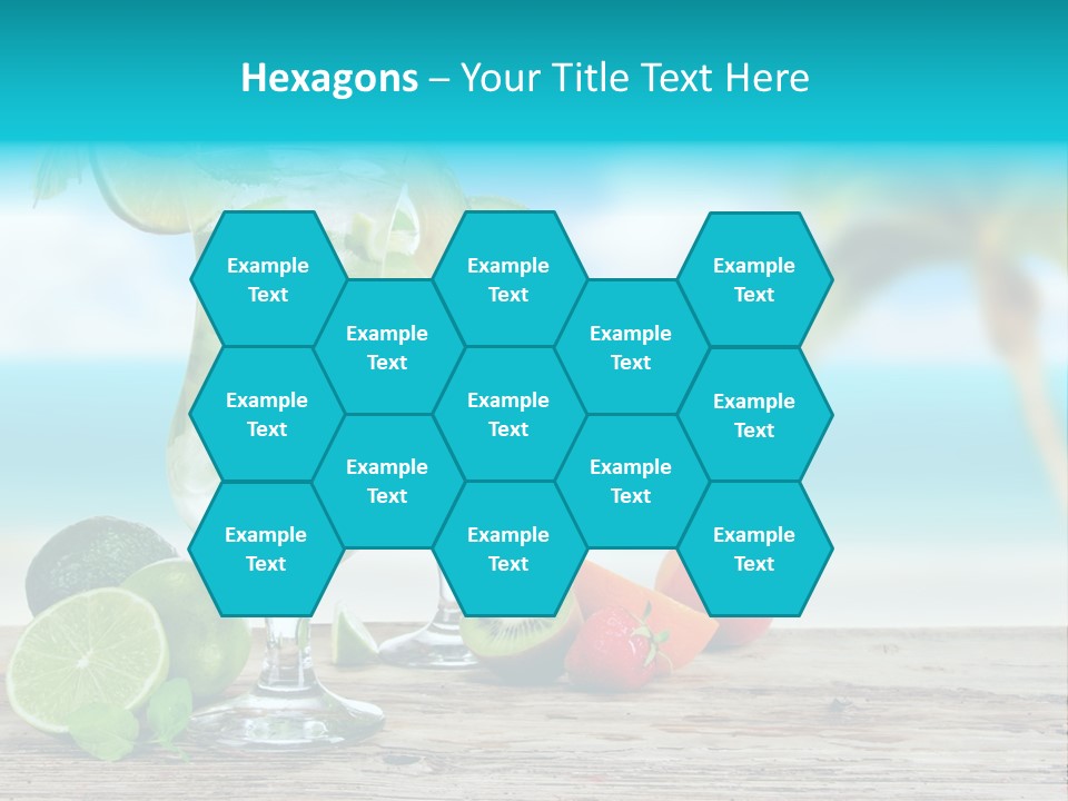 Mohito Sea Bar PowerPoint Template